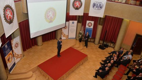 Vyhlášení mistrů v automobilovém sportu