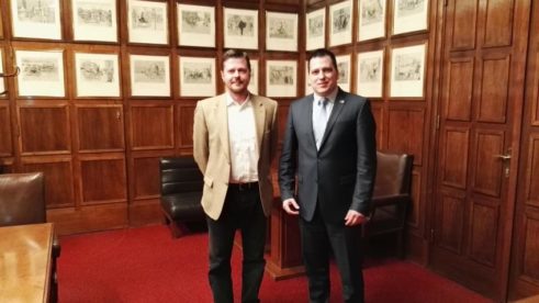 Návštěva europoslance Tomáše Zdechovského