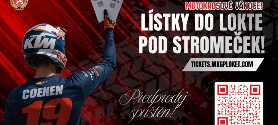 Věnujte na Vánoce vstupenky na světový motokros