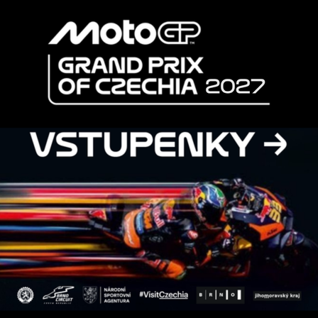Vstupenky MotoGP Brno 2026